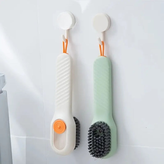 Multi-Function Shoe Brush with Soft Hair for Home Use