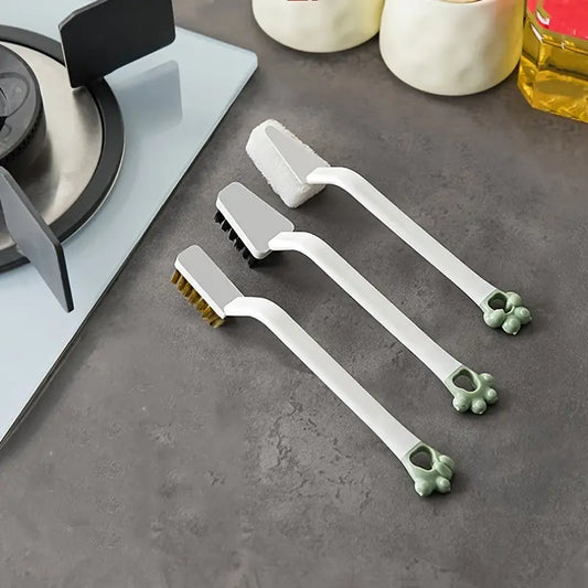 Multi-Functional Stove Cleaning Brush with Long Handle