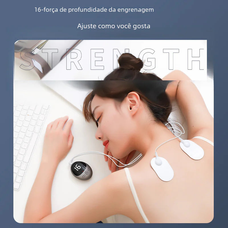 EMS Mini Massage Patch for Portable Neck Therapy Device