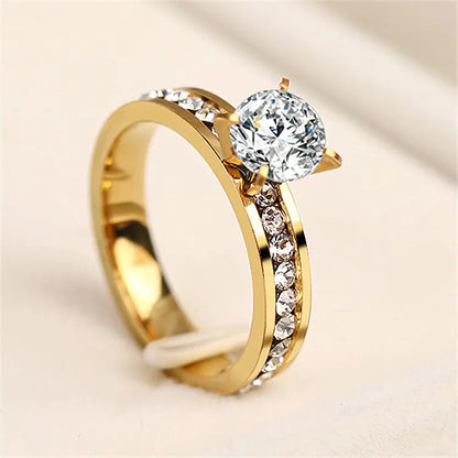Fashionable Full Diamond Ring from Gold Jia Hua Factory