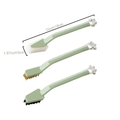 Multi-Functional Stove Cleaning Brush with Long Handle