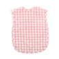 Fashion Plaid Waterproof Cotton Bib for Infants and Kids