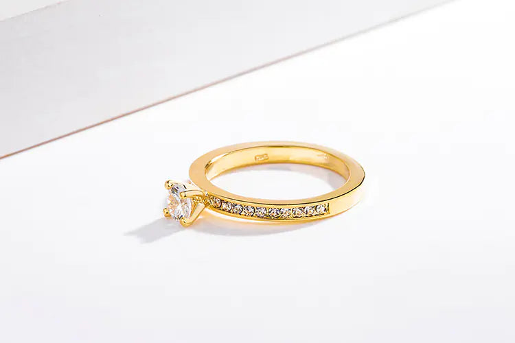 Fashionable Full Diamond Ring from Gold Jia Hua Factory