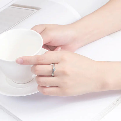 Fashionable Full Diamond Ring from Gold Jia Hua Factory