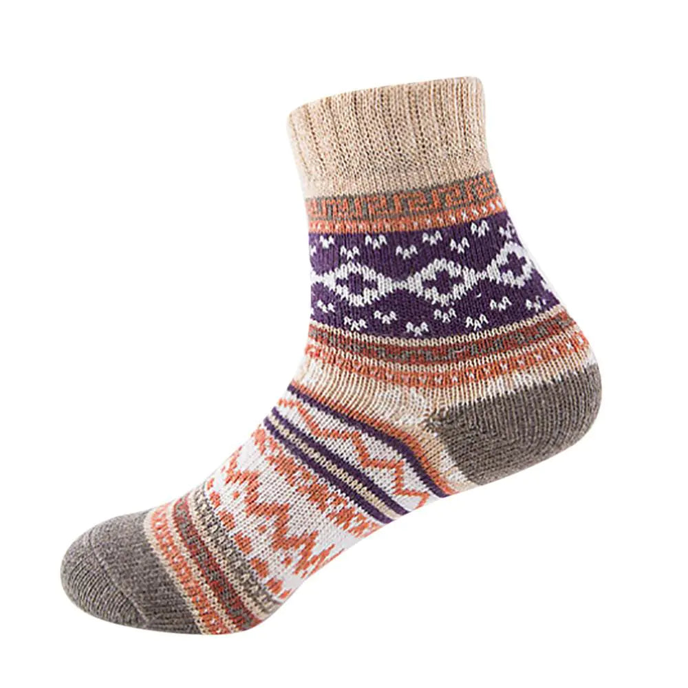 Ethnic Style Cashmere Socks