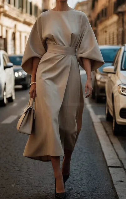 Juliette™ Elegant Belted Dress with Timeless Style