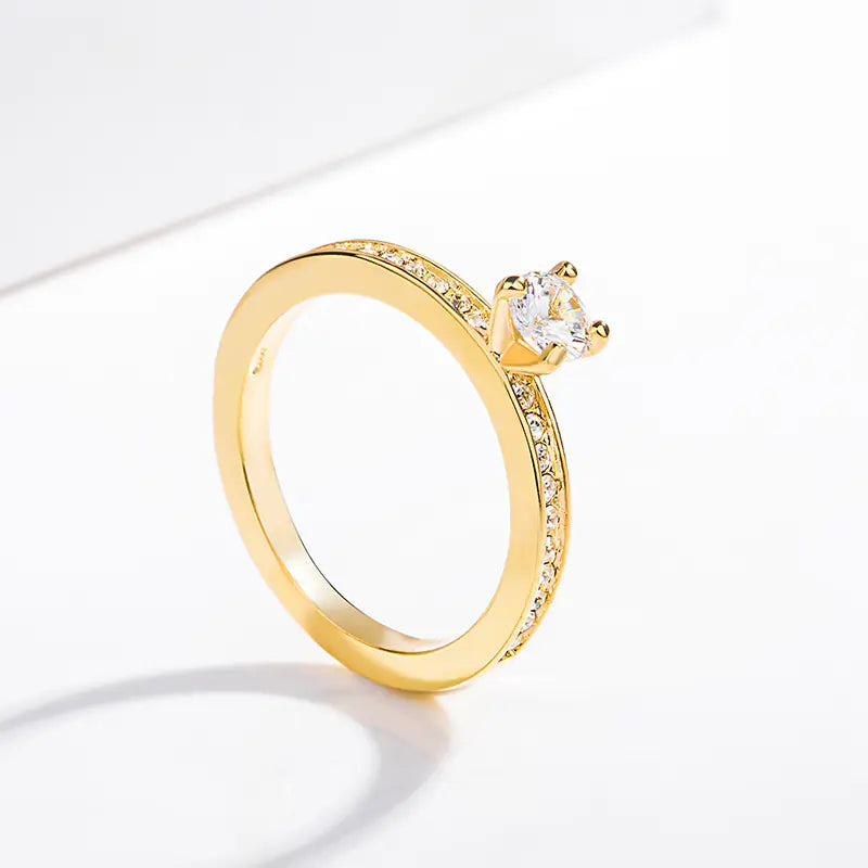 Fashionable Full Diamond Ring from Gold Jia Hua Factory