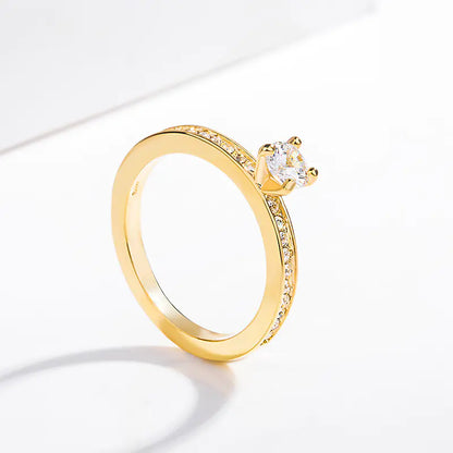 Fashionable Full Diamond Ring from Gold Jia Hua Factory
