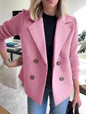 Katrin Patchwork Blazer with Knitted Sleeves (One Piece)