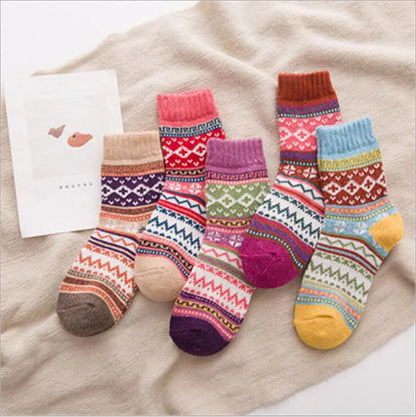 Ethnic Style Cashmere Socks