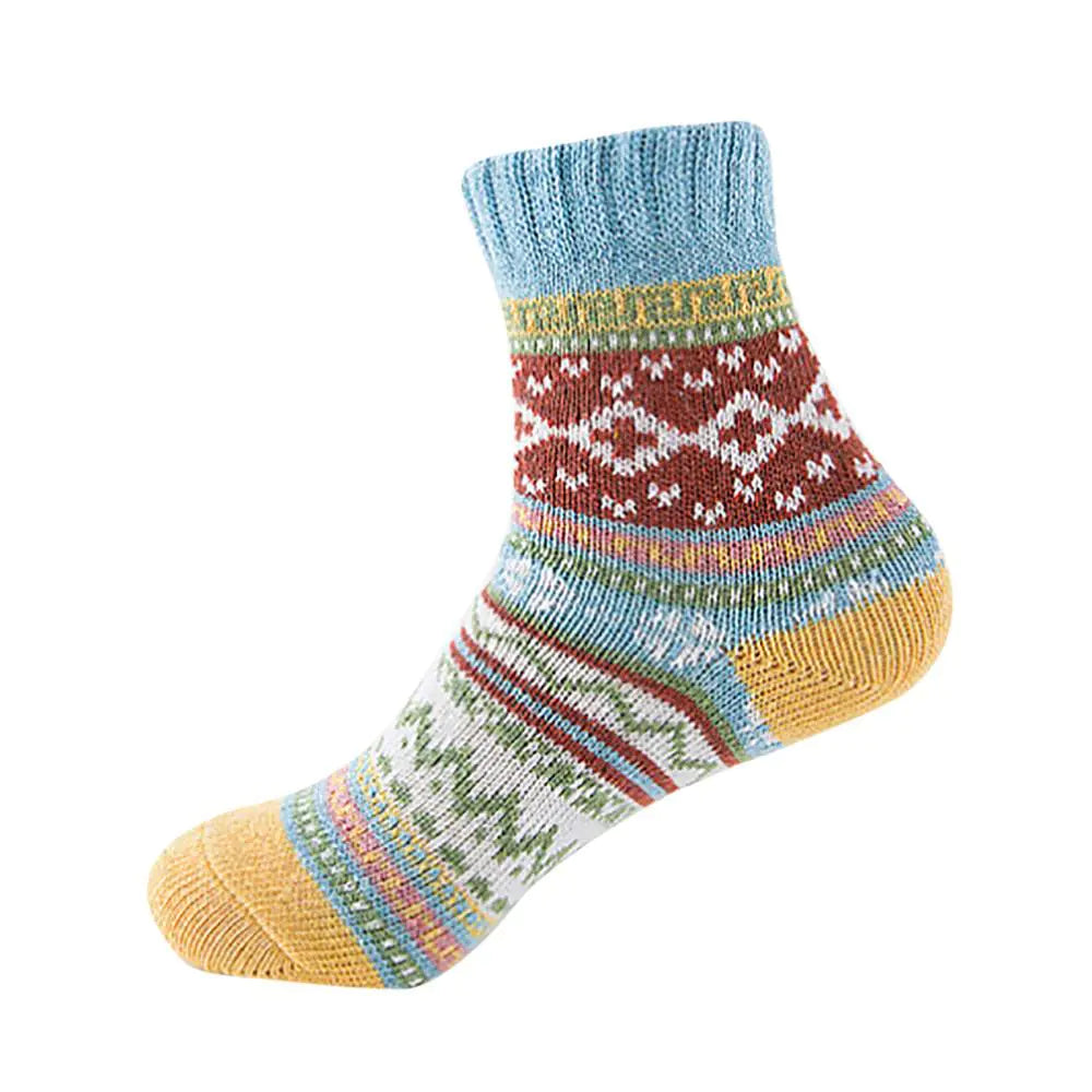 Ethnic Style Cashmere Socks
