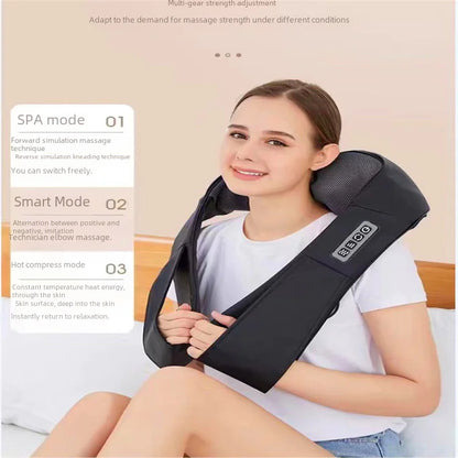 Multifunctional Kneading Massage Shawl with Heat