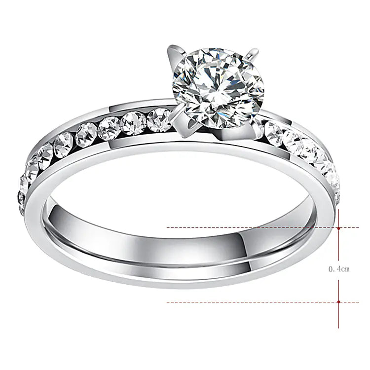 Fashionable Full Diamond Ring from Gold Jia Hua Factory