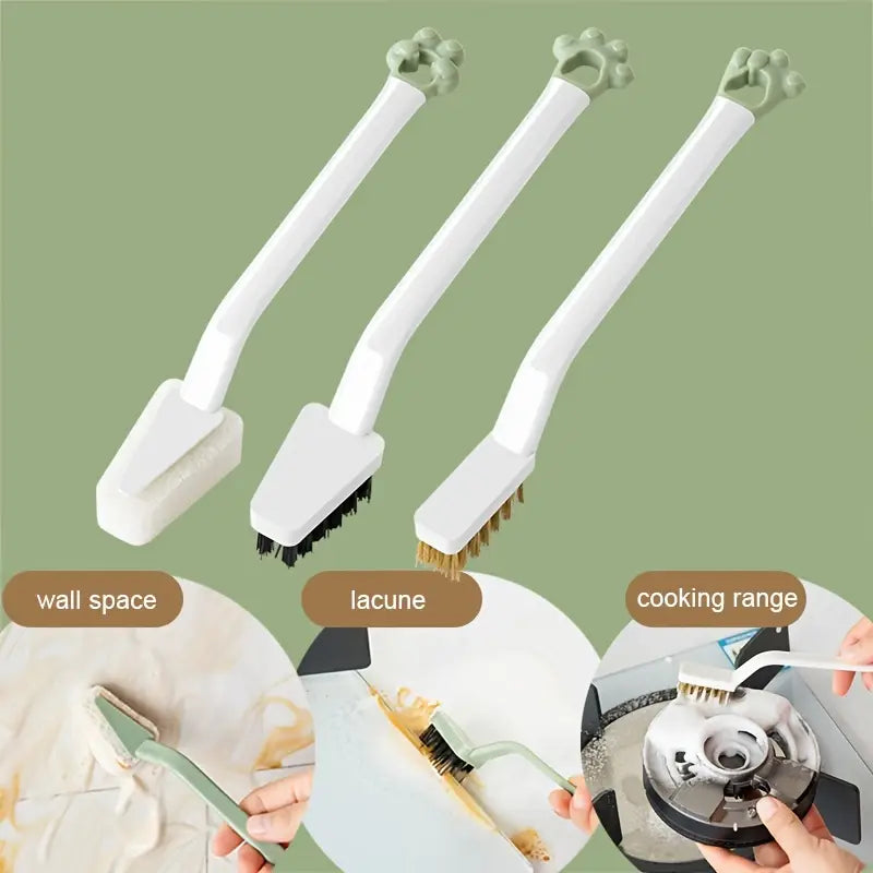 Multi-Functional Stove Cleaning Brush with Long Handle