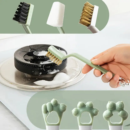Multi-Functional Stove Cleaning Brush with Long Handle