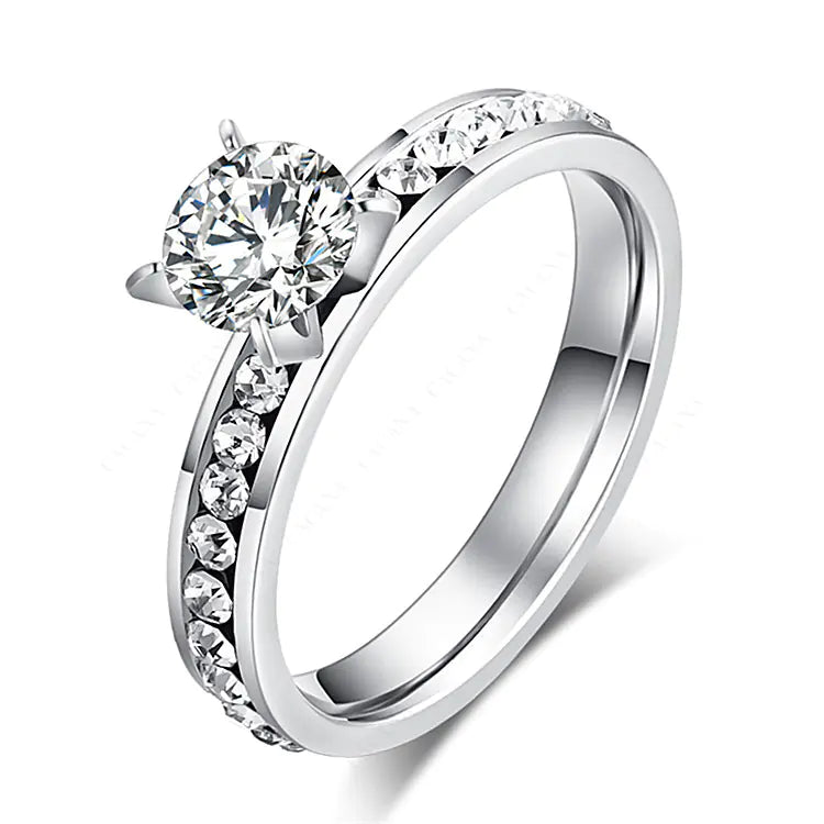 Fashionable Full Diamond Ring from Gold Jia Hua Factory