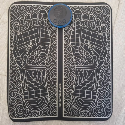 Portable EMS Foot Massage Mat and Therapy Device