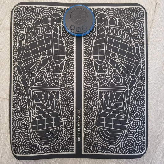 Portable EMS Foot Massage Mat and Therapy Device