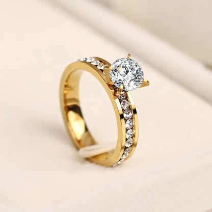 Fashionable Full Diamond Ring from Gold Jia Hua Factory