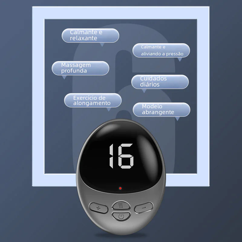 EMS Mini Massage Patch for Portable Neck Therapy Device