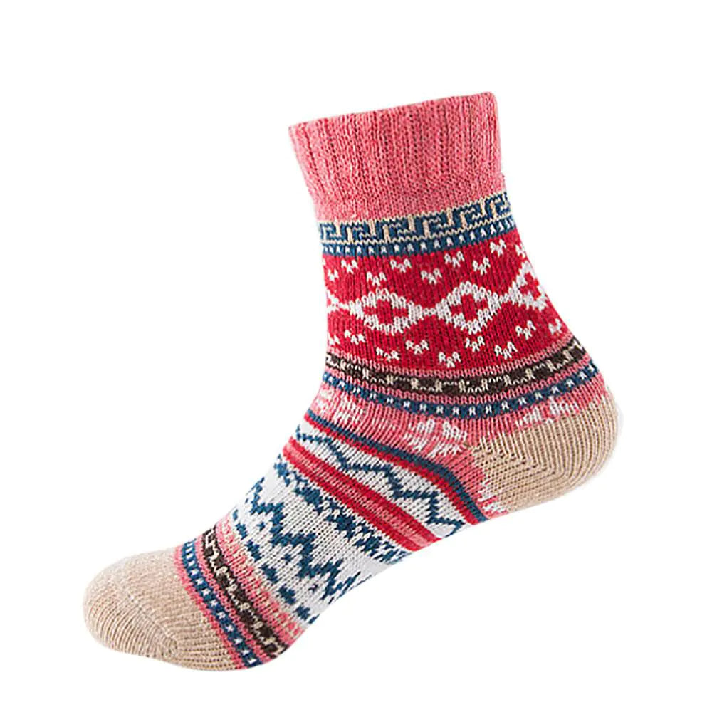 Ethnic Style Cashmere Socks