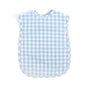 Fashion Plaid Waterproof Cotton Bib for Infants and Kids